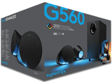 Altavoces gaming - Logitech G560, Iluminación RGB Lightsync, Negro