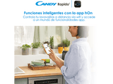 Lavavajillas - Candy Rapido' CF 6B2S3PSX, 16 servicios, 10 programas, 60 cm, Motor Inverter, Wi-Fi,  Inox