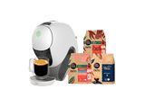 Cafetera de cápsulas - Krups Nescafé® Dolce Gusto® Neo, 3 packs de cápsulas compostables, SmartBrew, Reconocimiento automatico de bebidas, Blanco