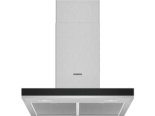 Campana - Siemens LC66BHM50, Integrable, 580 m³/h, Control táctil, A, Inox