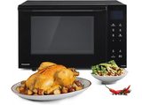 Microondas con horno - Panasonic NN-DF38PBEPG, 1000 W, 7 Niveles Potencia, 23 l, Grill, Indicadores LED, Calor superior/inferior, Negro