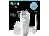 Depiladora - Braun Silk-épil 5-230, Tecnología Micro-Grip con 28 pinzas, Wet&Dry
