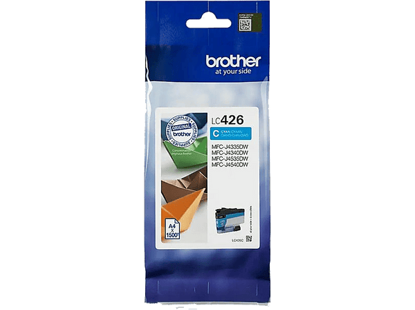 Cartucho de tinta - Brother LC426C, Compatible con Brother MFC-J4540DWXL, Cian