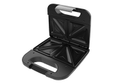 Sandwichera - Cecotec Sandwichera Rock’ntoast Combo, 800 W de potencia, 3 placas intercambiables, Revestimiento antiadherente, Silver