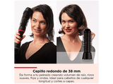 Moldeador - Revlon One-Step™ Blow-Dry Multi Air Styler 5 en 1, 4, Niveles de temperatura Negro