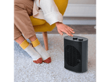 Calefactor - Jata JCTV1193, 2000W, 2 Niveles de Calor, Termostato, Asa de Transporte, Seguridad Antivuelco, Negro