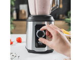 Batidora de vaso - Ufesa Sunset, 1600 W, 1.5 l, 2 Velocidades + Pulse, Base de acero inoxidable, Negro