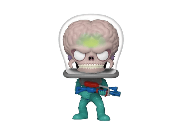 Figura Funko Pop! - Movies: Mars Attacks! Martian Soldier, 9 cm, Vinilo