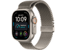 Apple Watch Ultra 4 (2026), GPS+CEL, 49mm, Caja de titanio Natural, Correa Titanio Milanese Loop Natural, Talla M, Siri AI