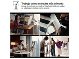 TV LED 32 - LG Smart Monitor Swing 32U889SA-W, UHD 4K, Táctil, Smart TV, IPS, USB Tipo-C, webOS 24, Blanco