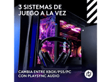 Auriculares gaming - Logitech G ASTRO A50 Gen 5 + Estación base PlaySync Audio, Inalámbrico, Micrófono 48kHz, PC-PS-Nintendo-Xbox, Lightspeed, Negro