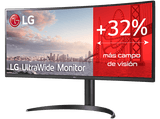 Monitor - LG 34WQ75C-B, 34, WQHD, 5 ms, 50/60 Hz, Negro