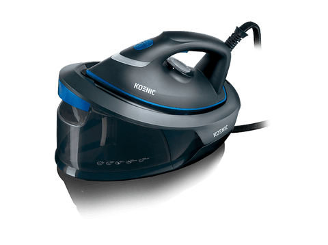 Centro de planchado - KOENIC KST 81525, 2200 W, 420g/min, 8 bar, Cerámica, Antracita y azul