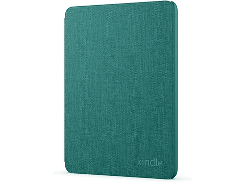 Funda - Amazon Kindle Para Paperwhite y Kindle Paperwhite Signature, Ligera, Plegable y Resistente al agua, Tela, Verde Jade