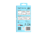 Funda móvil - ISY ISC-1133, Compatible con iPhone 17 Air, Compatibilidad MagSafe, Carga Inalámbrica, Resistente a Golpes y al Agua, Transparente