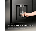 Frigorífico americano - Haier Horizon HCW99F18DIMB, No Frost, 182,5 cm, 630 l, Dispensador Agua y Hielo, Nutribank, Negro