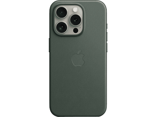 APPLE Funda de trenzado fino con MagSafe para el iPhone 15 Pro, Verde perenne