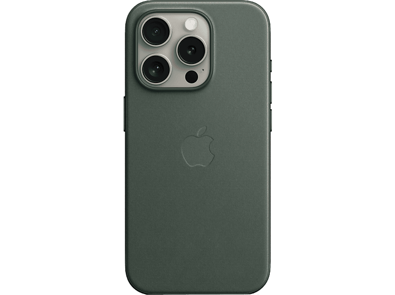 APPLE Funda de trenzado fino con MagSafe para el iPhone 15 Pro, Verde perenne
