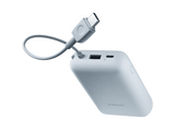 Powerbank - Xiaomi P15ZM, 10000 mAh, 1x USB-C, 1x USB-A, 22.5W, Cable Integrado, Azul Hielo
