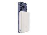 Powerbank - Belkin BPD017hqSA, 10000 mAh, Acoplamiento magnético, Carga hasta 2 dispositivos, Arena