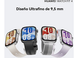 Smartwatch - Huawei Watch Fit 4, 1.82 AMOLED, 10 días batería, Compatible iOS - Android, Correa Fluoroelastómero, Pago NFC, Negro