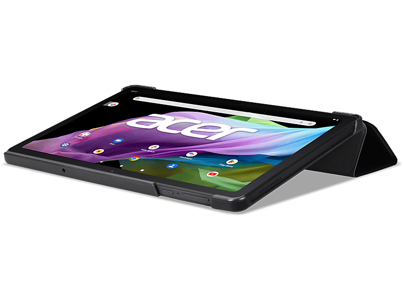 Tablet - Acer Iconia Tab P10-11-K4DK, 10.4 IPS WUXGA, 6GB RAM, 128GB eMMC, MTK MT8183, Android, Funda incluida, Gris