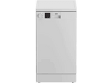 Lavavajillas - Beko DVS05024W, Independiente, 10 servicios, 5 programas, WaterSafe™, 44.8 cm, Blanco