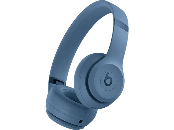 Auriculares inalámbricos - Beats Solo 4, Supraaurales, Bluetooth, 50h Autonomía, iOS y Android, Azul pizarra