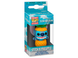 Llavero - Funko Lilo & Stitch S4: Stitch en una piña, 4 cm, Vinilo