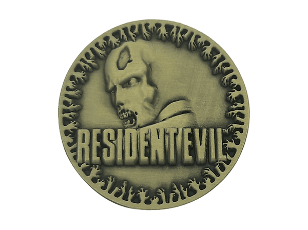 Accesorio - Fanattik Moneda Resident Evil 30 Aniversario, Latón Antiguo