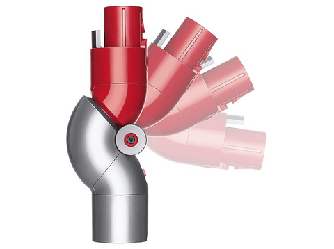 Accesorio aspirador - Dyson Adaptador zonas bajas, Dyson v8™ Dyson v10™ Dyson v11™ Dyson Outsize Dyson v15™, Angulo 90º, Níquel/Rojo