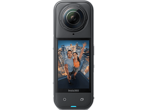 Cámara deportiva - Insta360 X5 Esencial, 8K, 360º, 185 min Autonomía, Vídeo HDR Activo 5,7K a 60 fps, Negro
