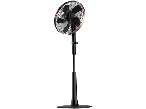 Ventilador de pie - Cecotec EnergySilence 1040 SmartExtreme, 28 W, 10 aspas, 3 velocidades, Modo Turbo, Negro