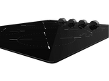 Placa vitrocerámica - Teka TBC 64000 XFL, 4 zonas, Zona grande 18 cm, 60 cm, Negro