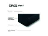 Alfombrillas gaming - Sony INZONE Mat-F, Fnatic, Deslizamiento de precisión en FPS, Antideslizante SlimFlex, Grosor 6mm, 480 x 400 mm, PC, F900, Negro
