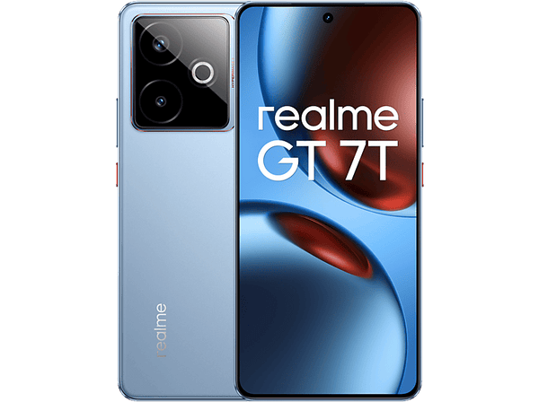 Móvil - realme GT7T, Azul, 256 GB, 12 GB RAM, 6.8" LTPS 2.5D, Dimensity 8400MAX, 7000 mAh
