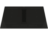 Placa inducción con extractor integrado - Haier HAIH82MTMCF, 4 Zonas Flex, 15 niveles de potencia en cocción + Booster, Negro