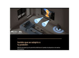 Barra de sonido - Samsung HW-B66CF/ZF, Bluetooth, Inalámbrico, 370 W, Subwoofer y Dolby Atmos inalámbrico, 3.1 canales, Negro