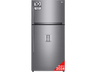 Frigorífico dos puertas - LG GTF916PZPED, Total No Frost, 184 cm, 592 l, DoorCooling+™, SmartThinQ™, Inox antihuellas