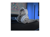 Auriculares gaming - Newskill Aton V2, Supraaurales, Bluetooth, Multiplataforma, 24h Autonomía, Blanco