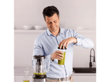 Batidora de vaso - Taurus Prior Advance+ 1800, 1800 W, 2 L, Turbo, Pica hielo, Smoothie y Autolimpieza, Vaso portátil, Acero inoxidable