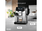 Cafetera superautomática - De'Longhi PrimaDonna Aromatic ECAM630.55.SSM, 1450 W, 19 bar, 0.5 l, Molinillo integrado, Plateado/Acero inoxidable