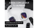 Auriculares gaming - Logitech G Astro A30, Bluetooth, 27h de batería, Micrófono desmontable, Compatible con Playstation 4 y 5, PC/Móvil, Blanco