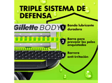 Afeitadora corporal - Gillette Labs i3 Body + Intimate, Tecnología Skinfirst, Wet&Dry, 2 peines, Pack con maquinilla de afeitar corporal GilletteLabs