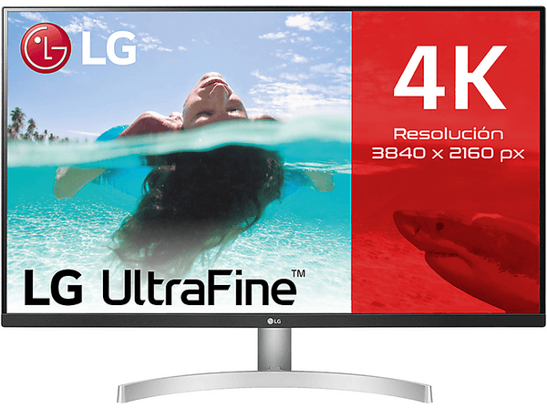 Monitor - LG 32UN500P-W, 31.5 ", UHD 4K, 4 ms, 48 ~ 60 Hz , HDMI x2, DisplayPort x1, Blanco