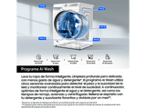 Lavadora secadora - Samsung WD90DB8B85GBU3, 9kg, 6 kg, QuickDrive™, AI EcoBubble™, Negro