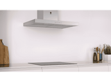 Campana decorativa - Balay 3BC077EX, 4 velocidades, 756m3/h, Control electrónico, iluminación LED, 75 cm, Inox
