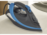 Plancha de vapor - KOENIC KSI 2625,  400 ml, 40 g/min, Sistema Antical, Negro/Azul