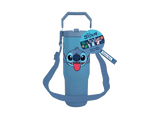 Termo - Sherwood Lilo & Stitch, 880 ml, Con cuerda, Térmica, Tamaño XL, Para bebidas calientes y frías, Con pajita incorporada