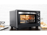 Mini horno - Cecotec Bake&Toast 2600 Black 4Pizza, 1500 W, 26 l, 230°C, Temporizador, 6 modos, Piedra especial pizza, Black